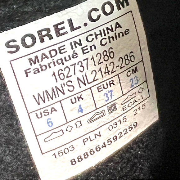 Sorel Joan of Arctic Chevron Knit Lace-Up Waterproof Winter Boots Women’s 6 - Picture 14 of 16